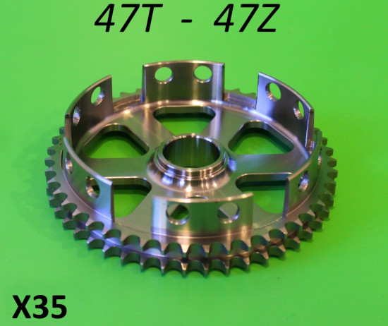 Campana frizione alleggerita Casa Lambretta Z47 Lambretta S1 + S2 + S3 + SX + DL