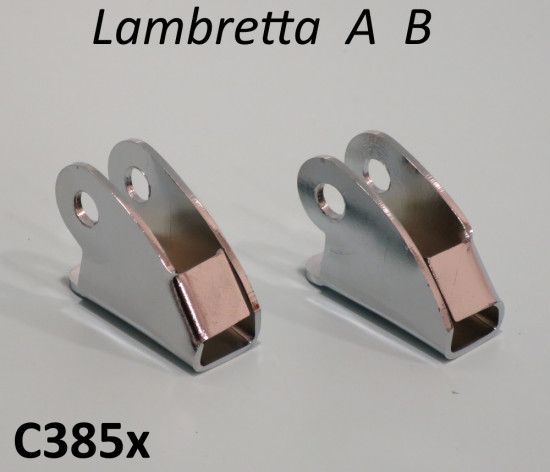 Coppia cerniere per sportello bauletto per Lambretta A + B