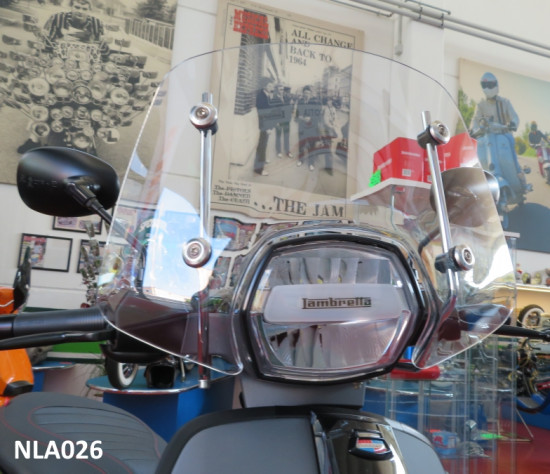 Parabrezza Sportivo RLC per Lambretta V-Special (Trasparente)