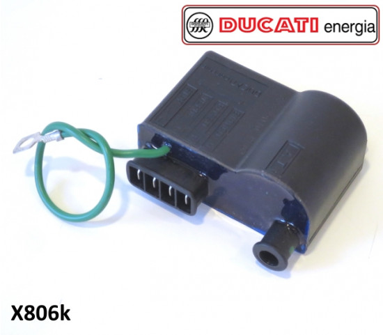 Bobina CDI (colore nero) per accensione elettronica 12V Ducati + SIL + BGM + accensioni simili