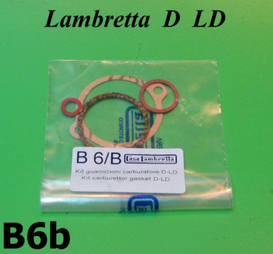 Kit guarnizioni carburatore Dell'Orto MA18/19 Lambretta D + LD (tutti i modelli)