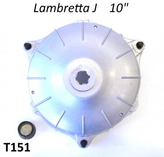 Mozzo posteriore 10" per Lambretta J50 Deluxe / Special + Cento + J125 M3 M4