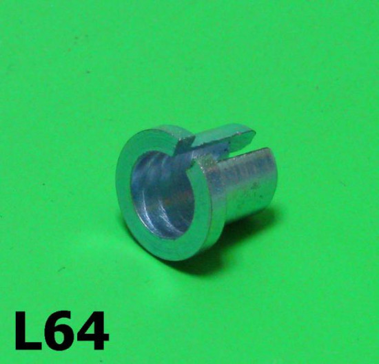 Bussola ferma guaina freno anteriore sul mozzo per tutti i modelli di Lambretta (A + B + C/LC + D/LD + E/F + LI + TV1 + TV2 + TV3 + SX + DL + LUI + J)
