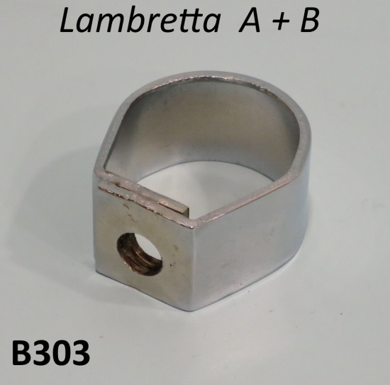 Anello cromato fissaggio traversa sella Lambretta A (terza versione) + B