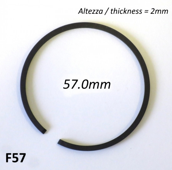 Fascia elastica (segmento) 57.0mm (altezza 2.0mm) tipo originale di alta qualità