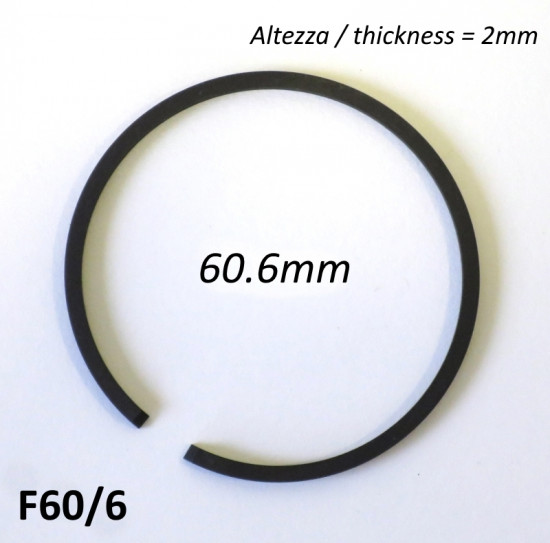 Fascia elastica (segmento) 60.6mm (altezza 2.0mm) tipo originale di alta qualità