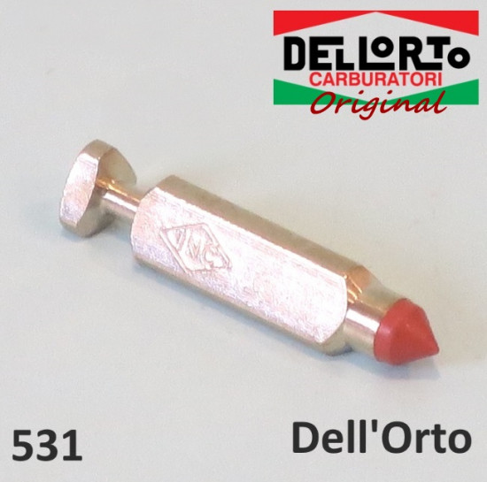 Valvola benzina ORIGINALE Dell'Orto per carburatore SHB + SHA