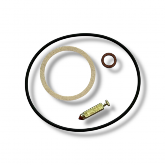 Kit guarnizioni carburatore + spillo benzina carburatore Dell'Orto SH1/18 + SH1/20 + SH1/22