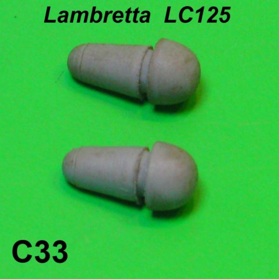Tamponcini sportello cofano Lambretta LC + LD (coppia)