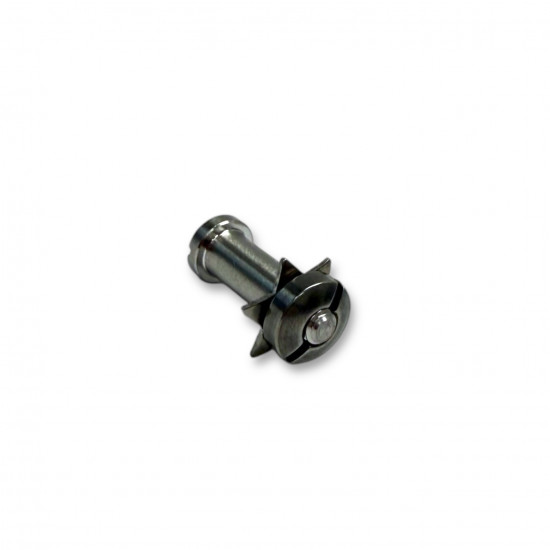 Perno con rondella e dado per leva freno / frizione MB Inox Lambretta LI + TV2/3 + SX + DL + Serveta