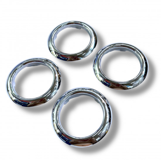 Anelli cromati per cofani per Lambretta LC125 (set di 4pz)