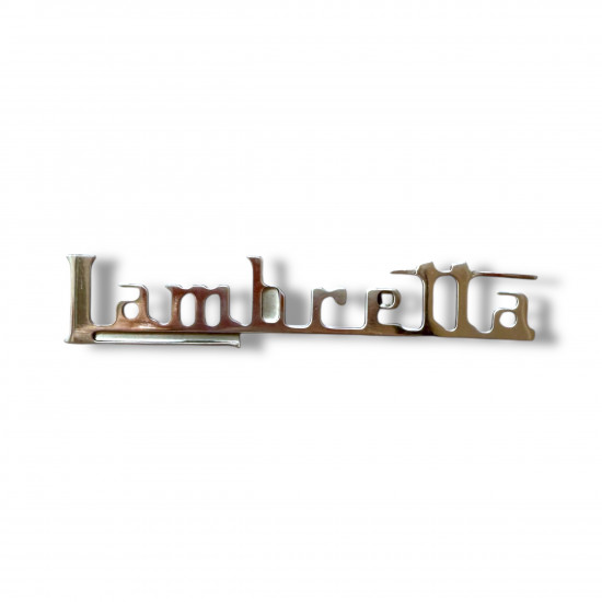 Scritta "Lambretta" in alluminio per modelli Lambretta LC + LD