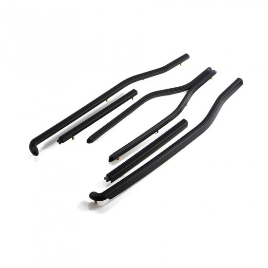 Kit profili in plastica nera Scootopia per pedana anteriore e posteriore Lambretta Serveta + LI S3 + TV3 + SX + Special