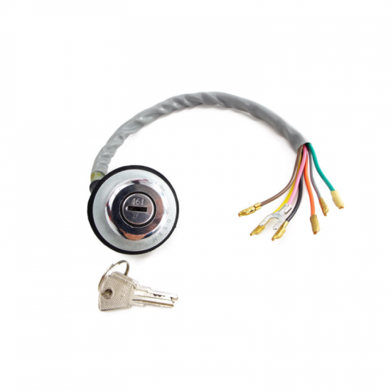 Blocchetto accensione Scootopia C.C.  marcato ''Osam'' per Lambretta TV3 + SX + Special + DL (MODELLI CON BATTERIA)