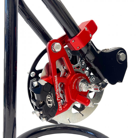 Mozzo freno a disco CP CasaDisc - ROSSO -  Lambretta S1 + S2 + TV2 + S3 + TV3 + Special + SX + DL + Serveta