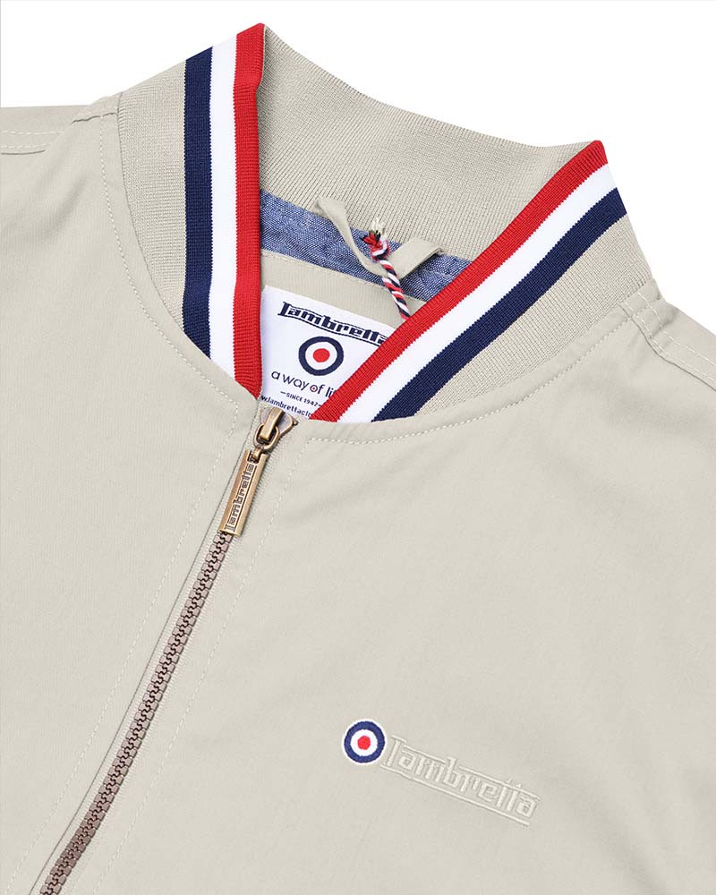 Giacca Lambretta Monkey Jacket Stone rosso bianco blu Rimini Lambretta Centre