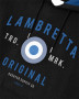 Felpa con cappuccio 'Lambretta Original' nera