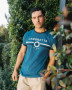 T-shirt LAMBRETTA con logo dark blu
