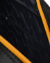 Borsa con tracolla Lambretta nero/giallo ocra