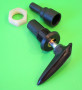 Comando starter al telaio (nero) per Lambretta DL + J50 Special