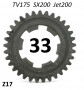 Ingranaggio 4a. marcia z33 per Lambretta TV2 + TV3 + SX200 