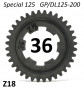 Ingranaggio 4a. marcia z36 per Lambretta Special 125 + DL125/200