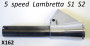 Manicotto manubrio 5 marce per Lambretta S1 + S2