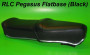 Sella RLC Pegasus Flatbase Nera, Versione ALTA, per Lambretta LI + TV + SX + DL + Serveta
