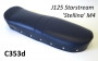 Copertina sella lunga blu per Lambretta J125 M4 'Stellina'