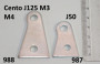 Staffa marmitta Lambretta Cento + J125 M3 + J125 Stellina M4