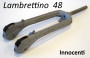 Forcella originale fondo di magazzino NOS per Lambrettino 48