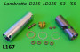 Kit completo comando gas Lambretta D125 + LD125 '53 - '55