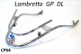 Paraurti cromato Cuppini per parafango anteriore per Lambretta DL