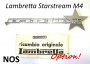Scritta "Lambretta 125" per scudo Lambretta J125 M4 'Stellina'