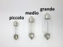 Lampadina a siluro luce posizione 12V - 5W (per accensioni 12V), misura media