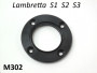 Flangia porta paraolio (lato catena) in acciaio per albero motore per  Lambretta S1 + S2 + S3 + SX + DL + Serveta
