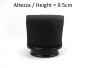 Filtro aria in spugna Marchald colore nero, h. 9.5cm, collettore intercambiabile da 46 a 62mm