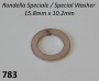 Rondella speciale bilanciere cambio Lambretta S1 + S2 + S3 + SX + DL + Serveta