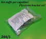Kit di staffe e viti per montare cupolini al manubrio Lambretta