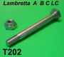 Perno cavalletto con dado Lambretta A + B + C + LC