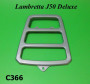 Portapacchi posteriore in lamiera stampata per Lambretta J50 Deluxe