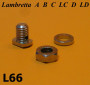 Morsetto cavo freno anteriore Lambretta A + B + C + LC + D + LD