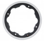 Cerchio tubeless SIP Nero opaco con bordo lucidato per Lambretta LI + TV + SX + Special + DL + Serveta