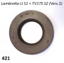 Paraolio in Viton 25x46x7 per albero motore (lato volano) per Lambretta S1 + TV2