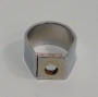 Anello cromato fissaggio traversa sella Lambretta A (terza versione) + B