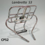 Portapacchi posteriore verticale Cuppini Lambretta S3 + TV3 + Special + SX + DL + Serveta
