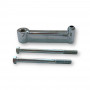 Supporto specchio retrovisore (versione con filetto da 10mm) Lambretta S1 S2 S3 GP DL Serveta