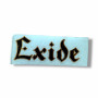 Coppia di adesivi 'Exide' per batteria