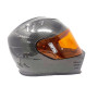 Visieria arancione per casco Simpson modello Venom/Speed 