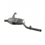 Marmitta Scootopia 'Innocenti' Replica + collettore per Lambretta LI S3 + TV3 + SX + Special (SENZA DEFLETTORE A FUNGO)